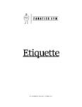 Etiquette